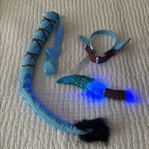 Avatar- Blue Kids Light-Up Fantasy Tail & Accessory Play Set